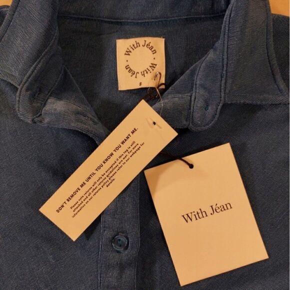 *nwt* With Jéan Alexa Blue Ruched Dress - Picture 11 of 11